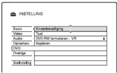 SONY DARX1 - Discinstellingen (DVD) - 1