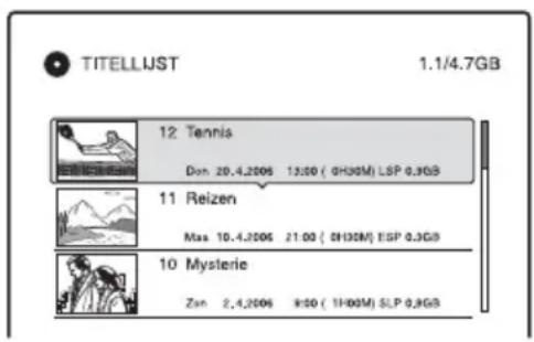 SONY DARX1 - Druk op TITLE LIST. - 1