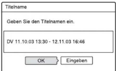 SONY DARX1 - Wenn Sie die Szenenliste wie gewünscht bearbeitet haben, wählen Sie „OK“ und drücken ⊕. - 1
