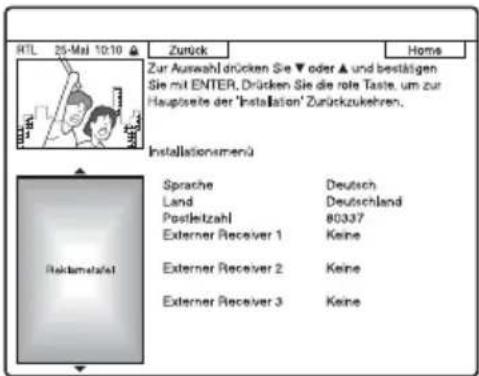 SONY DARX1 - Wählen Sie „Grundeinstellungen“ mit ↑/↓, und drücken Sie ⊕ - 1