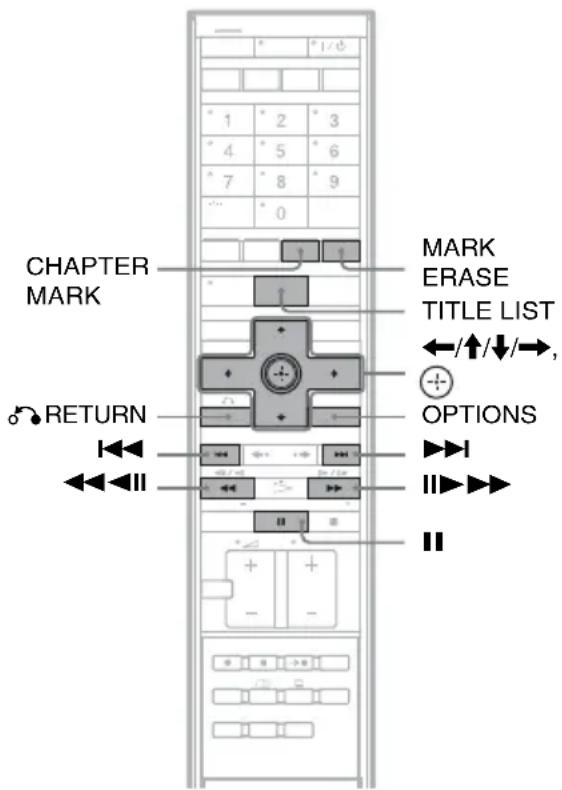 SONY DARX1 - Een titel wissen en bewerken - 1