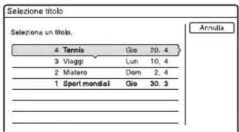 SONY DARX1 - Quindi selezionare "Seleziona" e premere - 1