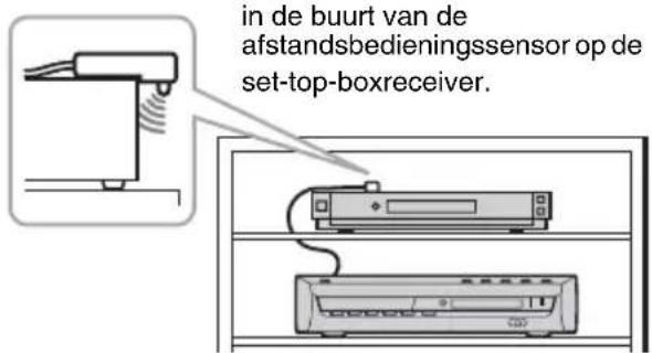 SONY DARX1 - De set-top-boxcontroller op de set-top-boxreceiver bevestigen - 2