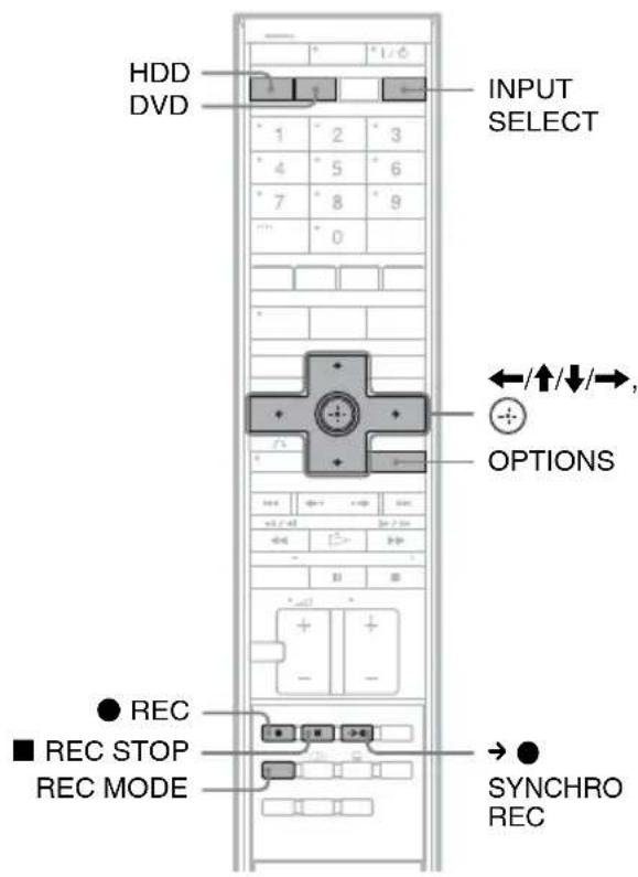 SONY DARX1 - Registrazione da un apparecchio collegato - 2