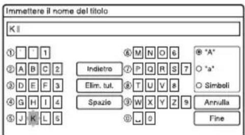 SONY DARX1 - Modifica del nome di un programma registrato - 2