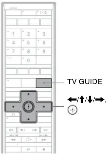 SONY DARX1 - Impostazione del ricevitore del set top box per il sistema GUIDE Plus+ ® (disponibile solo nelle zone con servizio GUIDE Plus+) - 1
