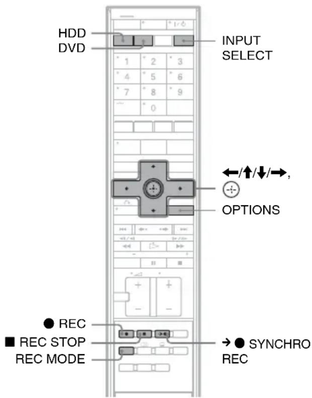 SONY DARX1 - Enregistrement depuis un appareil externe - 2