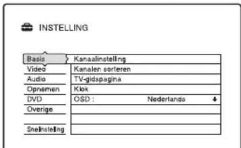 SONY DARX1 - Analoge programmaposities van PAY-TV/Canal Plus instellen - 5