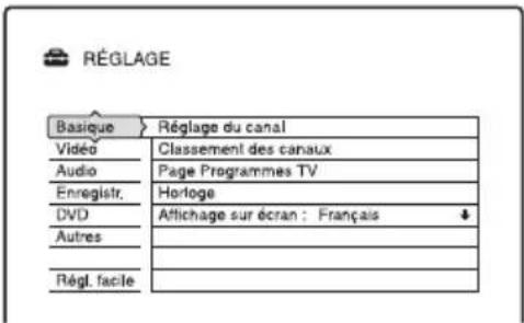 SONY DARX1 - Réglage des chaînes de TV payante/Canal+ analogique - 5