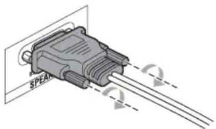 SONY DARX1 - ①Collegare il cavo dei diffusori al subwoofer. - 1