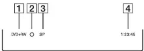 SONY DARX1 - Appuyez sur DISPLAY pendant l'enregistrement. - 1