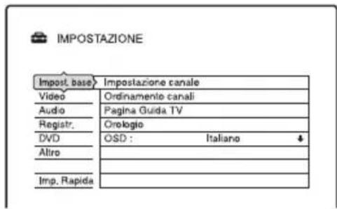 SONY DARX1 - Impostazione delle posizioni dei programmi analogici PAY-TV/Canal Plus - 2