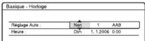 SONY DARX1 - Réglage Auto (Réglage automatique de l'horloge) - 1