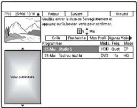 SONY DARX1 - Appuyez sur la touche verte (« Modifier »). - 1