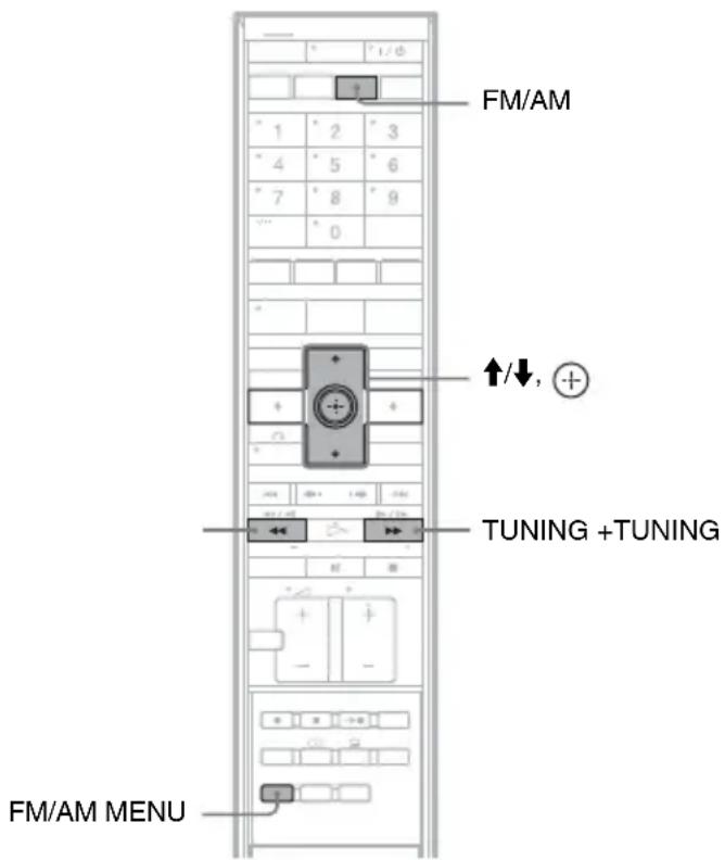 SONY DARX1 - Préréglage des stations de radio - 1
