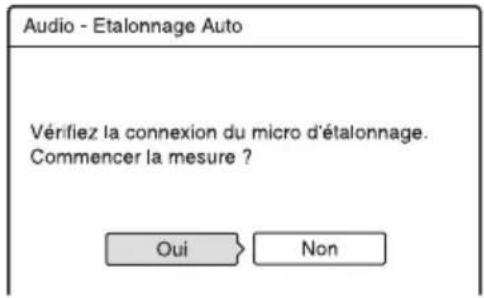 SONY DARX1 - Sélectionnez « Etalonnage Auto », puis appuyez sur - 1