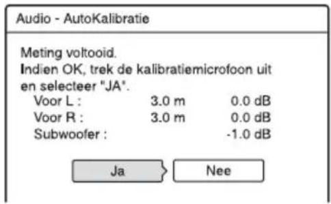 SONY DARX1 - ◆ De meting is geslaagd. - 1