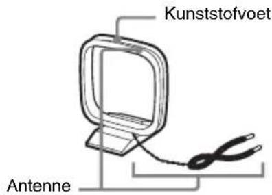 SONY DARX1 - ② De AM/FM-antennes aansluiten - 1