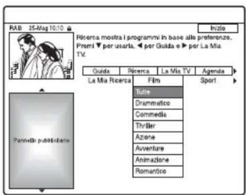 SONY DARX1 - Selezionare “Ricerca” nella Barra del Menu e premere - 1