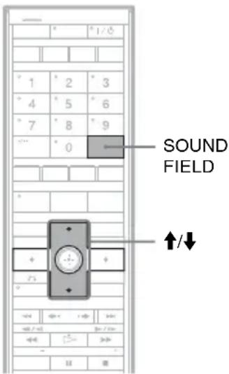 SONY DARX1 - Ascolto dell'audio surround utilizzando i campi sonori - 2