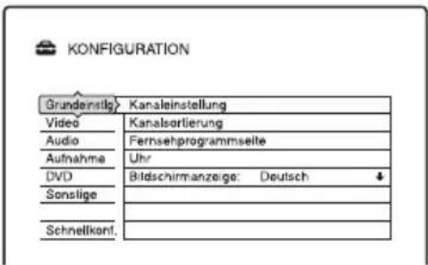 SONY DARX1 - Einstellen von analogen PAY-TV/Canal Plus-Programmpositionen - 5