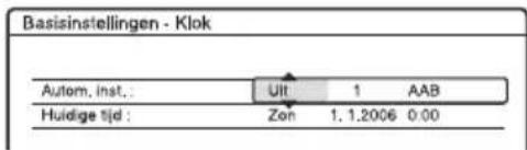 SONY DARX1 - Autom. inst. (Auto Clock Set) - 1