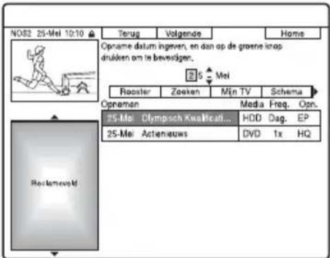 SONY DARX1 - Druk op de groene toets ("Bewerken"). - 1