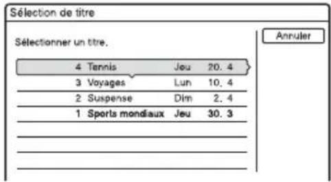 SONY DARX1 - Appuyez sur TITLE LIST. - 2