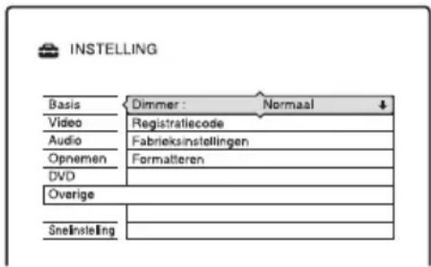 SONY DARX1 - Fabrieksinstellingen (Overige) - 1