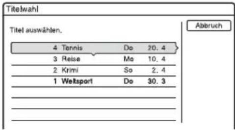SONY DARX1 - Drücken Sie TITLE LIST. - 2