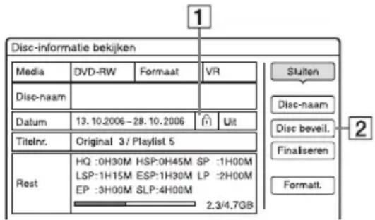 SONY DARX1 - Druk op OPTIONS om "Disc Info" te selecteren en druk op - 1