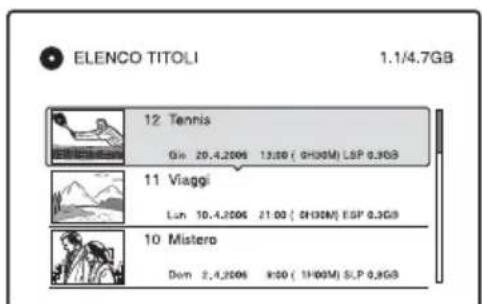 SONY DARX1 - Premere TITLE LIST. - 1
