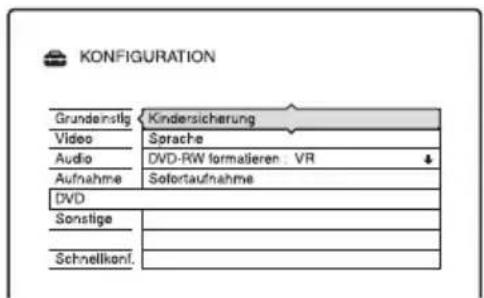 SONY DARX1 - Disc-Einstellungen (DVD) - 1