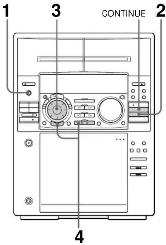 SONY MHCFR1 - Reprodução aleatória das faixas do CD - 1