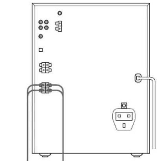 SONY MHCFR1 - Ligação de altifalantes perimétricos - 1