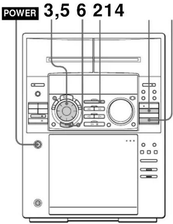 SONY MHCFR1 - Étape 3: Préréglage de stations radio - 1