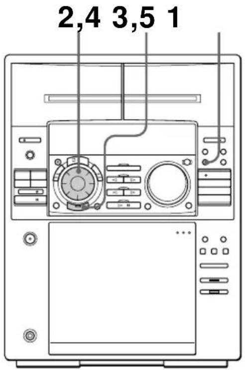 SONY MHCFR1 - Passo 2: Acerto do relógio - 1