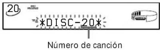 SONY MHCFR1 - Programación de canciones de discos compactos (continuación) - 1