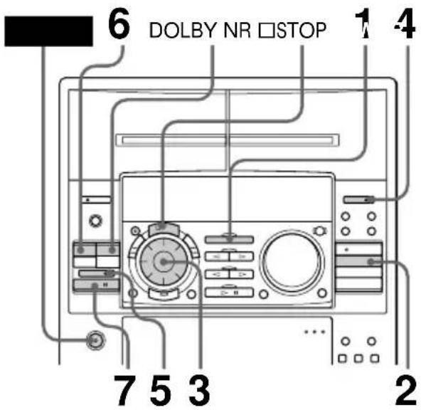 SONY MHCFR1 - Grabación de la radio - 1