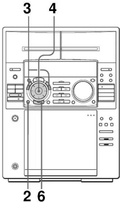 SONY MHCFR1 - Réglage de l'égaliseur graphique - 1