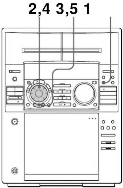 SONY MHCFR1 - Étape 2: Réglage de l'heure - 1