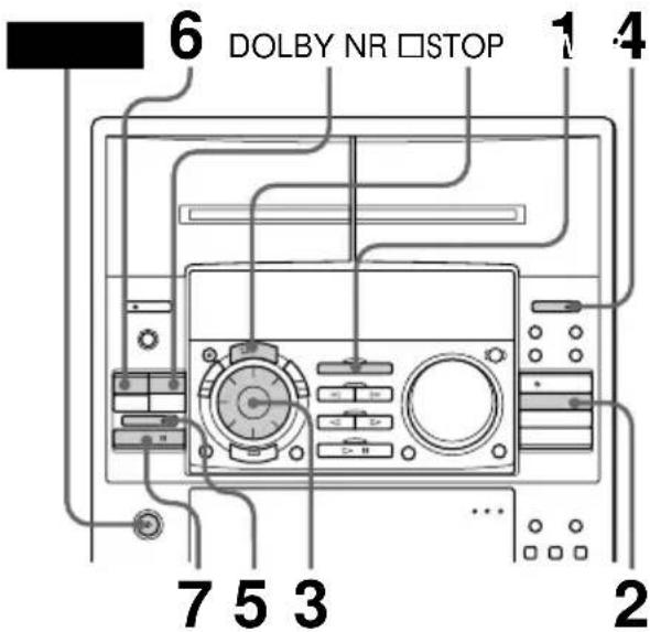 SONY MHCFR1 - Enregistrement à partir de la radio - 1