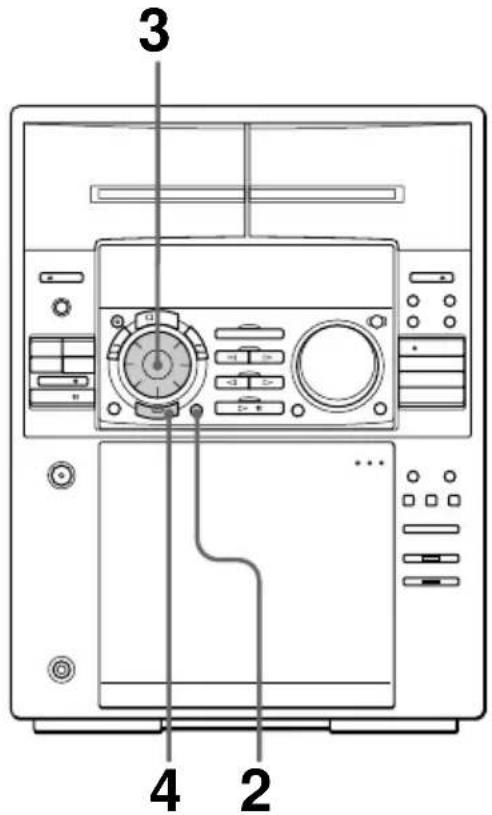 SONY MHCFR1 - Criação de um arquivo personalizado de ênfases de áudio - 1