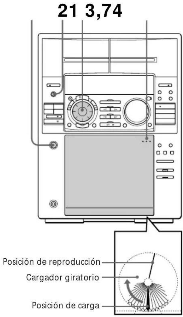SONY MHCFR1 - Inserción de discos compactos - 1