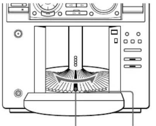 SONY MHCFR1 - Mise en place des CD - 3