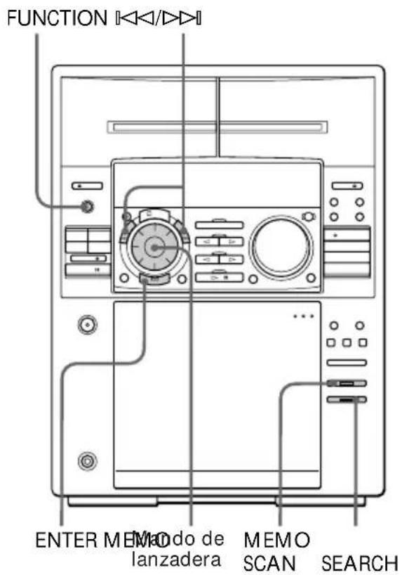 SONY MHCFR1 - Localización de un disco compacto específico - 1