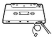 SONY MHCFR1 - Para salvaguardar uma fita permanentemente - 1