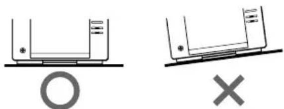SONY MHCFR1 - Nota acerca do posicionamento - 1
