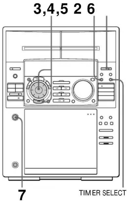 SONY MHCFR1 - Grabación de la radio con el temporizador - 1