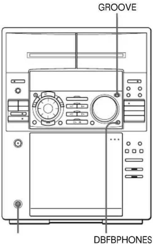SONY MHCFR1 - Ajustamento do som - 1